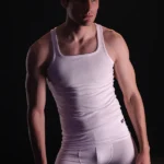 فانلة حمالة استرتش ناعمة ومريحة - أبيض