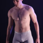 بوكسر رجالي مريح - أستك خارجي - جراي