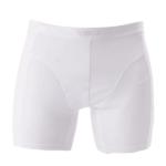 بوكسر رجالي مريح - أستك خارجي - أبيض