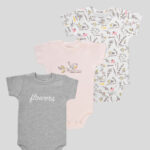 Baby Short Sleeve Bodysuit P/3