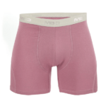 بوكسر رجالي مريح - أستك خارجي - وردي