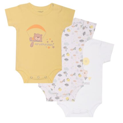 Printed Short Sleeve Bodysuit P/3