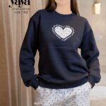 ييجامه ميلتون قلب كحلى