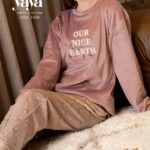 بنطلون ورد بيج